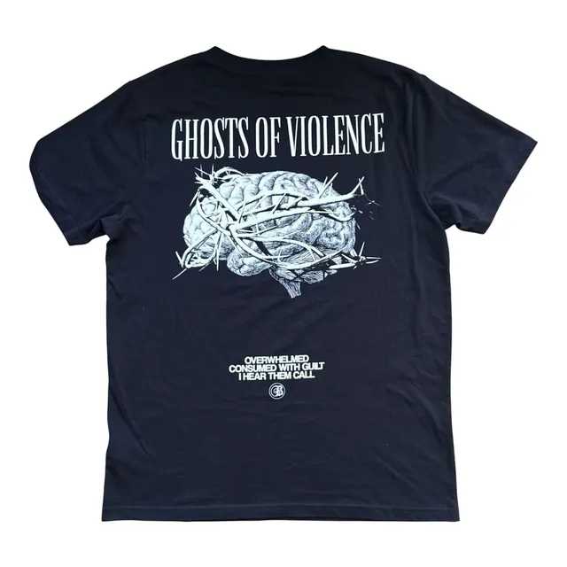 Ghosts of Violence T-shirt back print